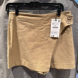 Zara linen blend skort